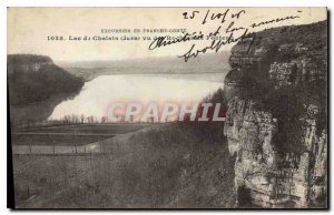 Old Postcard Tour in Franche Comte Jura Chalain lake