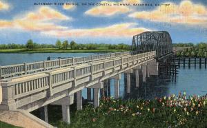 GA - Savannah. Coastal Highway, Savannah River Bridge