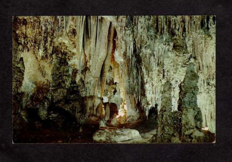 NM Queen's Chamber Carlsbad Caverns National Park New Mexico Caves Postcard