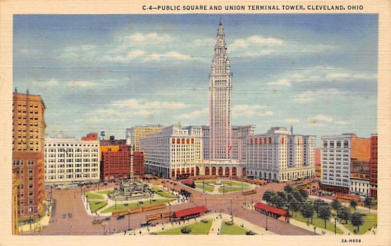 Public Square, Union Terminal Tower Cleveland, Ohio OH