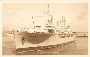 General A.W. Greely U.S. Army Transport Real Photo Military Battle Ship  Ship 