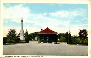 LA - New Orleans. Metairie Cemetery Entrance