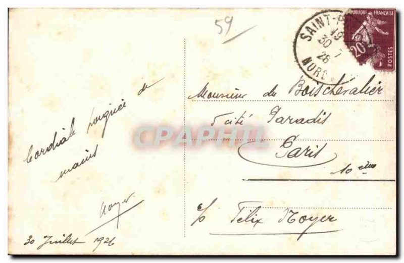 Postcard Old Statue Dunkirk Jean Bart