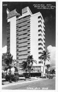 Miami Beach Florida Shelborne Hotel Real Photo Antique Postcard K63792