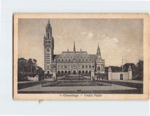 Postcard Vredes Paleis, The Hague, Netherlands