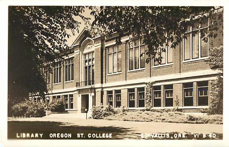 RPPC of Library of Oregon State College Corvallis OR