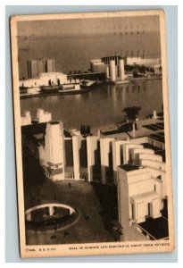 Vintage 1933 Postcard Hall of Science & Electrical Group Chicago World's Fair