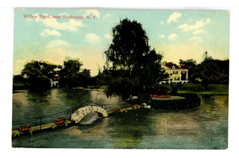 NY - Rochester. Willow Pond Scene