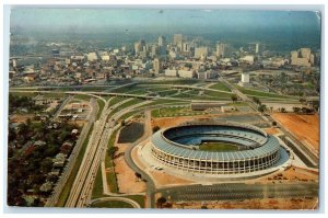 1960 Beautiful Atlanta Stadium National League Exterior Atlanta Georgia Postcard