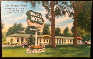 Vintage Postcard 1930-1945 Sharon Motel, Niagara Falls, New York (NY)
