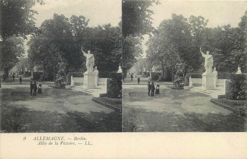 Lot 6 early stereo  stereographic views all GERMANY Berlin Hamburg 