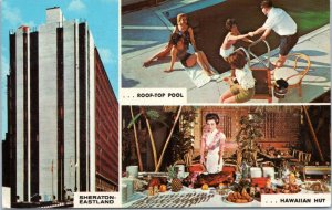 postcard Portland, Maine - Sheraton-Eastland Motor Hotel