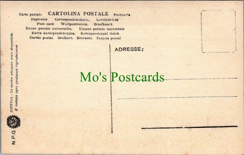 Italy Postcard -Firenze -Chiesa Di S.Croce. S.Luigi Re Di Francia Giotto RS25640