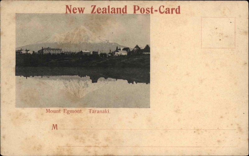 New Zealand Mount Egmont Taranaki c1905 Postcard