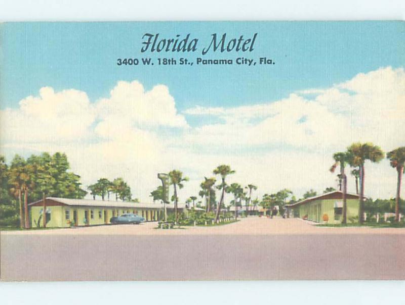 Unused Linen FLORIDA MOTEL Panama City Florida FL M5662-34