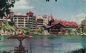 USA Lake Mohonk Mountain House New York Vintage Postcard 07.44