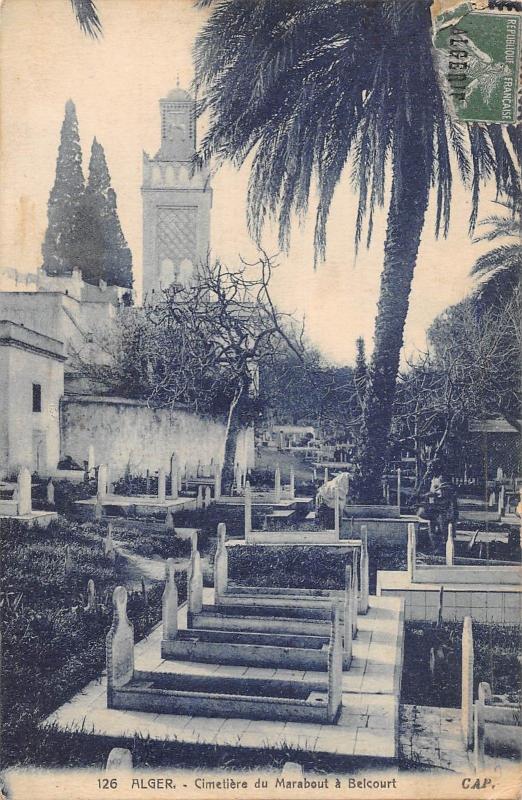 BR45921 alger cimitere du marabout a belcourt algeria