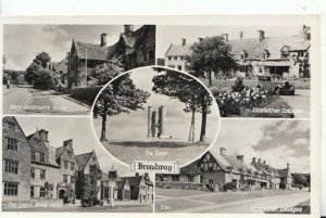 Worcestershire Postcard - Views of Broadway - Real Photograph - Ref 16282A