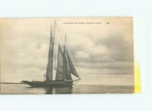 Divided-Back BOAT SCENE Great Nautical Postcard AB0380