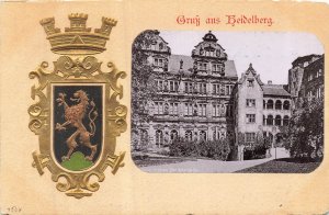 Vintage Divided Back Postcard Heidelberg Castle Germany 1907-1915