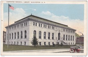 Library , MANCHESTER , New Hampshire , PU-1920