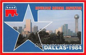 Republican National Convention Dallas, Texas 1984 Patriotic Unused 