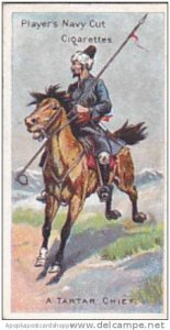 Player Vintage Cigarette Card Riders Of The World 1905 No 24 A Tartar Chief