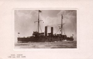British Royal Navy HMS Edgar WWI RPPC  c.1910