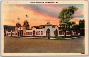 1947 Cadle Tabernacle Indianapolis Indiana IN Grounds Building Posted Postcard