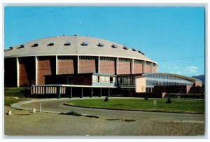 Fieldhouse Landmark Montana State College Campus At Bozeman Montana MT Postcard