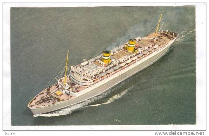 Ocean Liner S.S. NIEUW AMSTERDAM , Holland-America Line, 30-50s