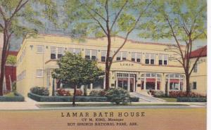 Arkansas Hot Springs Lamar Bath House 1953 Curteich