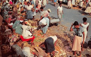 Market Scene Jamaica 1960 
