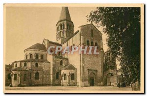 Old Postcard Paray le Monial Saone et Loire The Sacre Coeur Basilica