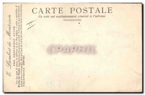 Old Postcard against the light Woman