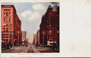 Superior Street Duluth Minnesota Vintage Postcard C072