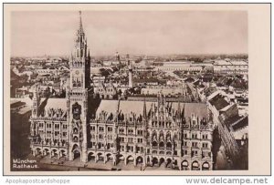 Germany Muenchen Rathaus Real Photo