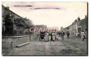 Blangerval Blangermont Old Street - Children - Old Postcard