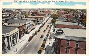 Bird's-eye View of Asbury Ave. in Ocean City, New Jersey