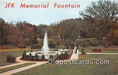 JFK Memorial Fountain Canton, OH, USA Unused 