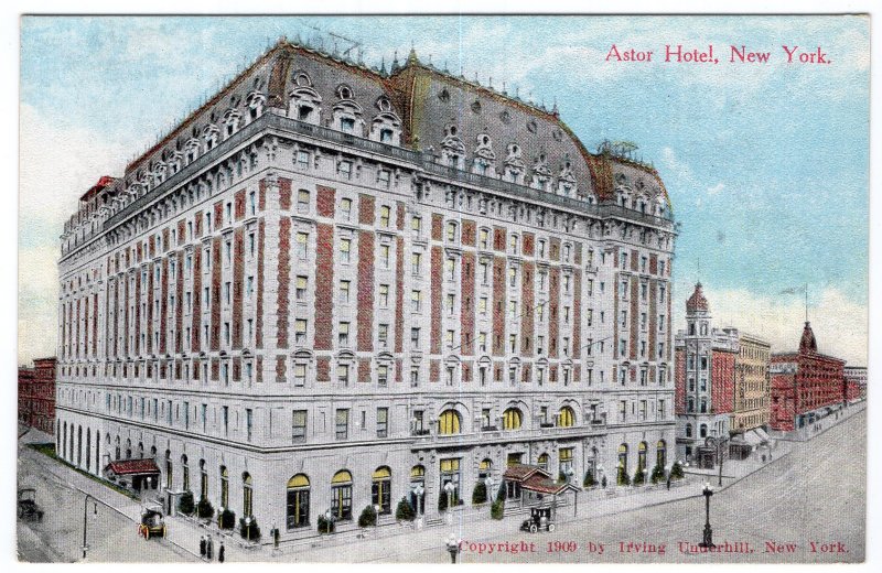 Astor Hotel, New York