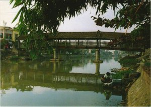 CPM Ninh Binh - Le Pont Couvert de Tuiles a Phat Diem VIETNAM (1068969)