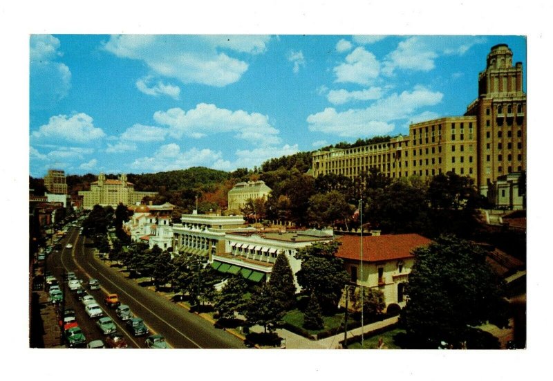 Arial View Army Navy Hospital Central Ave Hot Springs Arkansas Postcard #82012