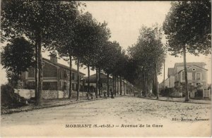 CPA MORMANT Avenue de la Gare (19686)