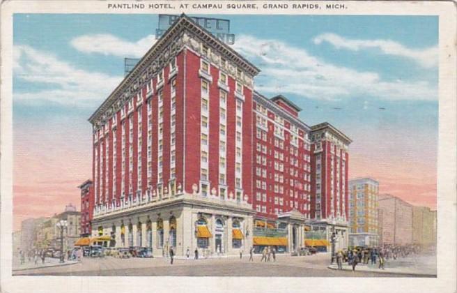 Michigan Grand Rapids Pantlind Hotel At Campau Square 1936