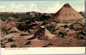 Pyramid Park North Dakota c1909 Vintage Postcard N23