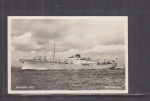 SWEDEN  MS GOLDEN GATE  JOHNSON LINE, c1960 ppc., unused.