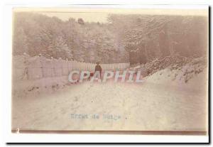 Britain Old Postcard Snow Effect