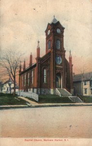 Vintage Postcard 1909 Baptist Church Parish Mariners Harbor New York City H.A.B.
