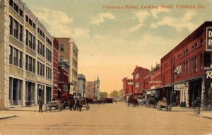 Valdosta Georgia Patterson Street Looking North Vintage Postcard AA30085
